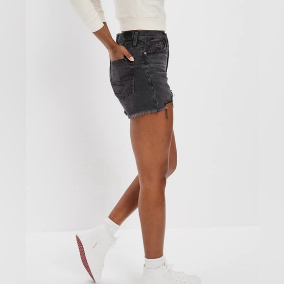 American Eagle NWT Highest Rise 90’s Boyfriend Shorts.Comfort Stretch Waistband - Picture 3 of 12